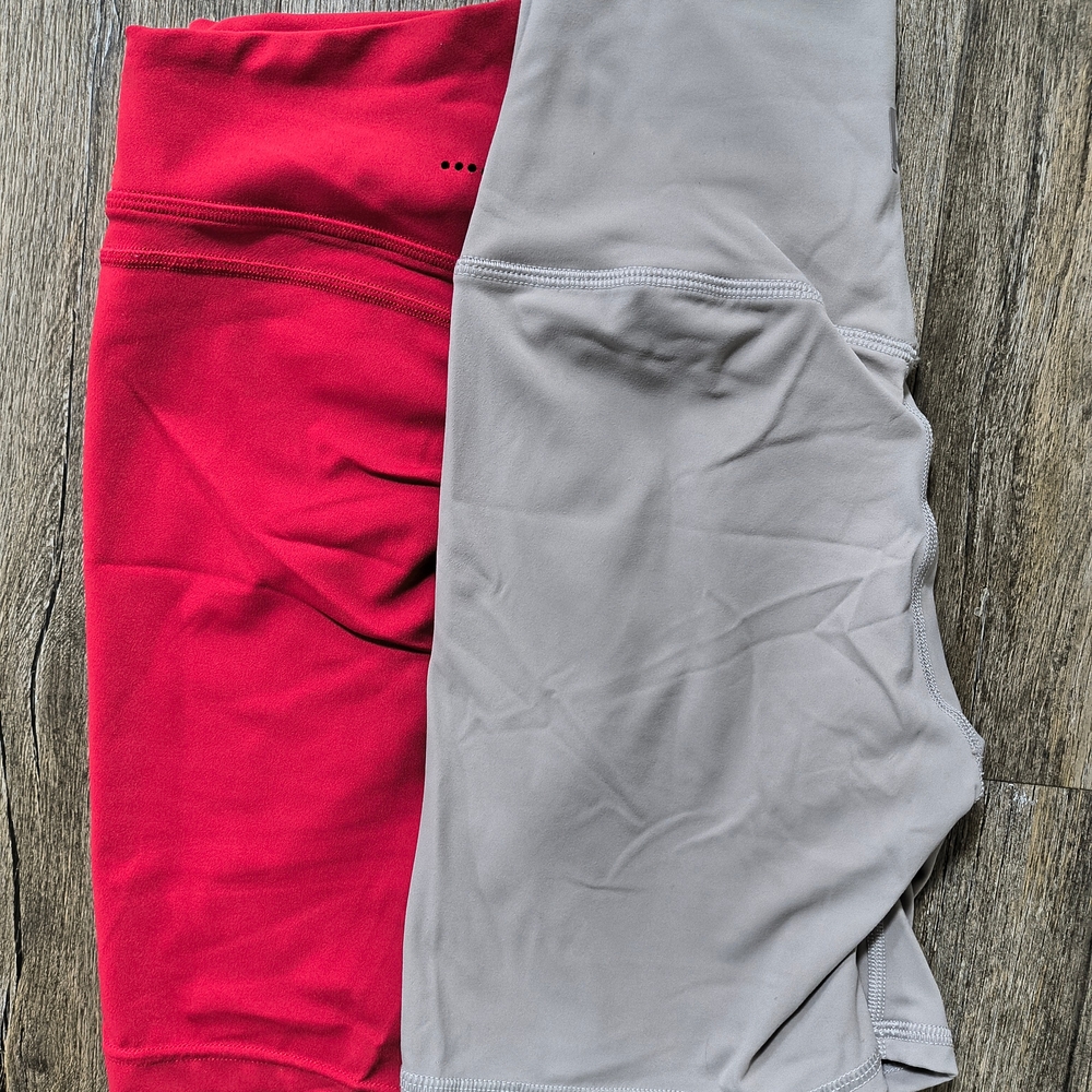 Kids' Red and Gray Bottoms